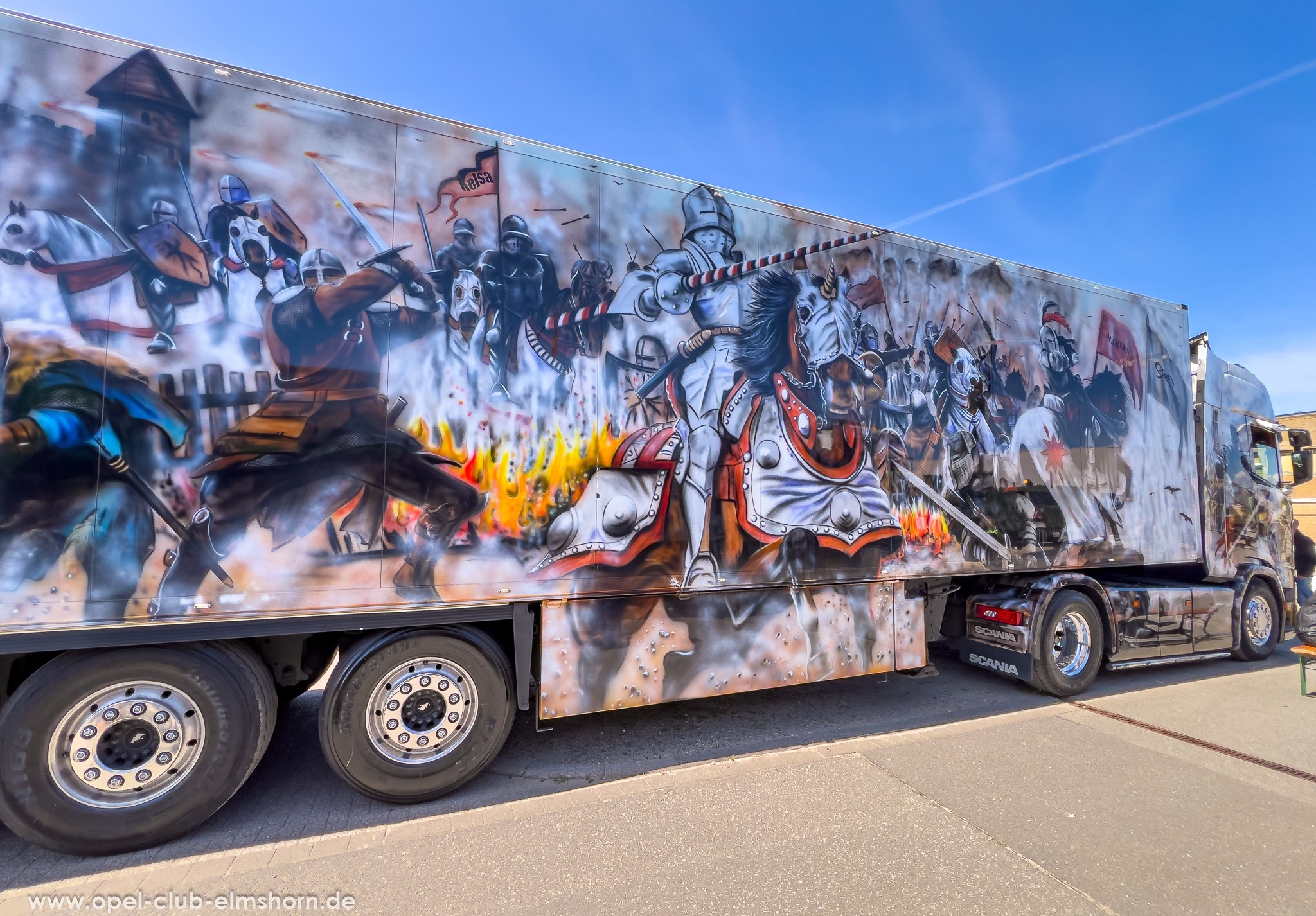 Showtruck Auflieger von Heide Logistik